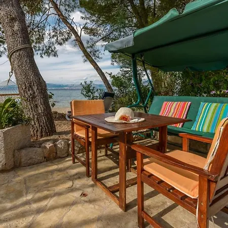 Luxury Beachfront Beach House Mutnik Brac With Private Pool Right At The Beach In Beautiful Bay In Mirca - Brac