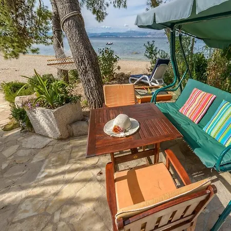 Luxury Beachfront Beach House Mutnik Brac With Private Pool Right At The Beach In Beautiful Bay In Mirca - Brac *